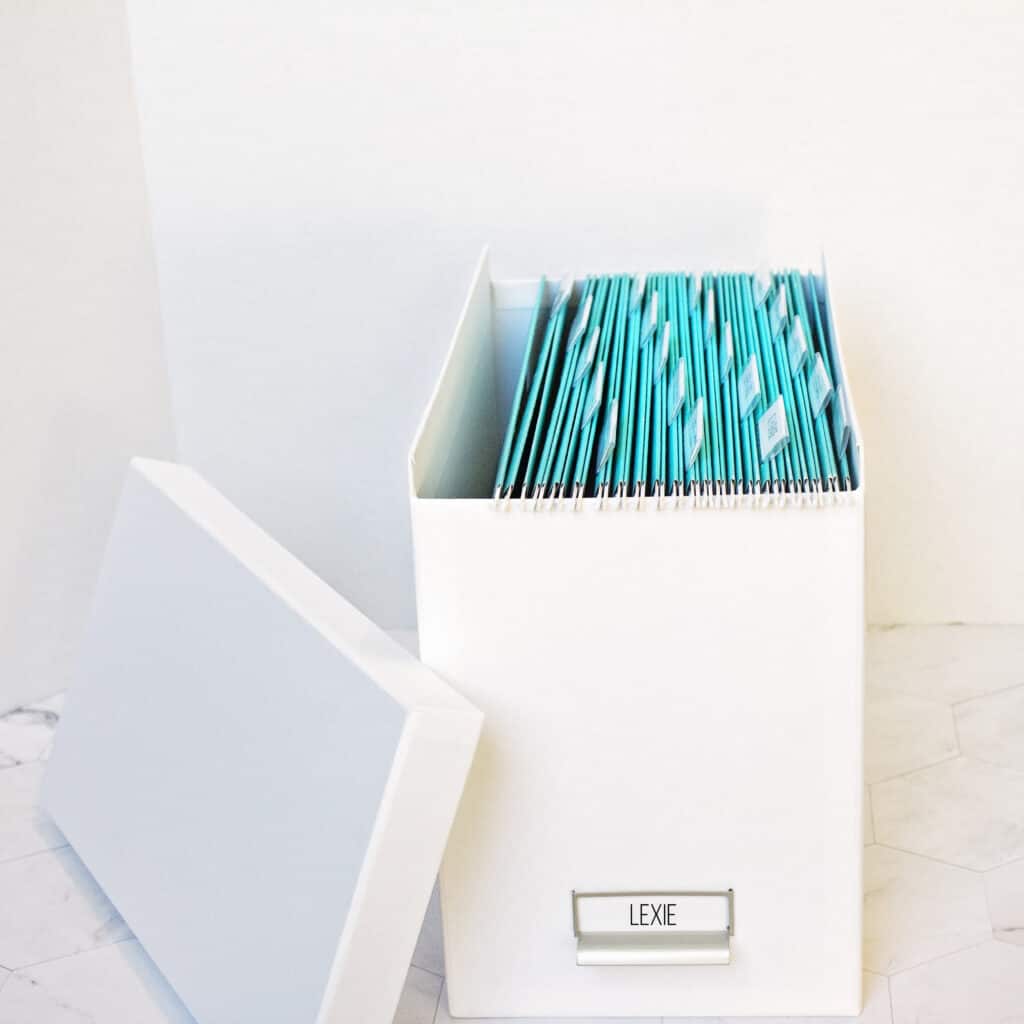 The Easiest Way to Store and Organize School Papers - I'm an Organizing  Junkie