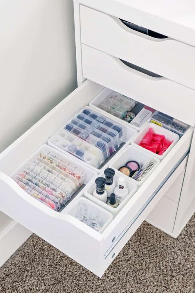 How to Create a System for Organizing Your Nail Supplies - Practical  Perfection