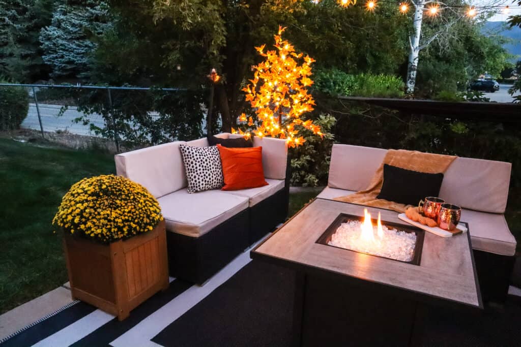 How to Create a Cozy Fall Patio - Practical Perfection