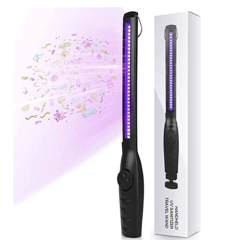 uv wand light to deep clean