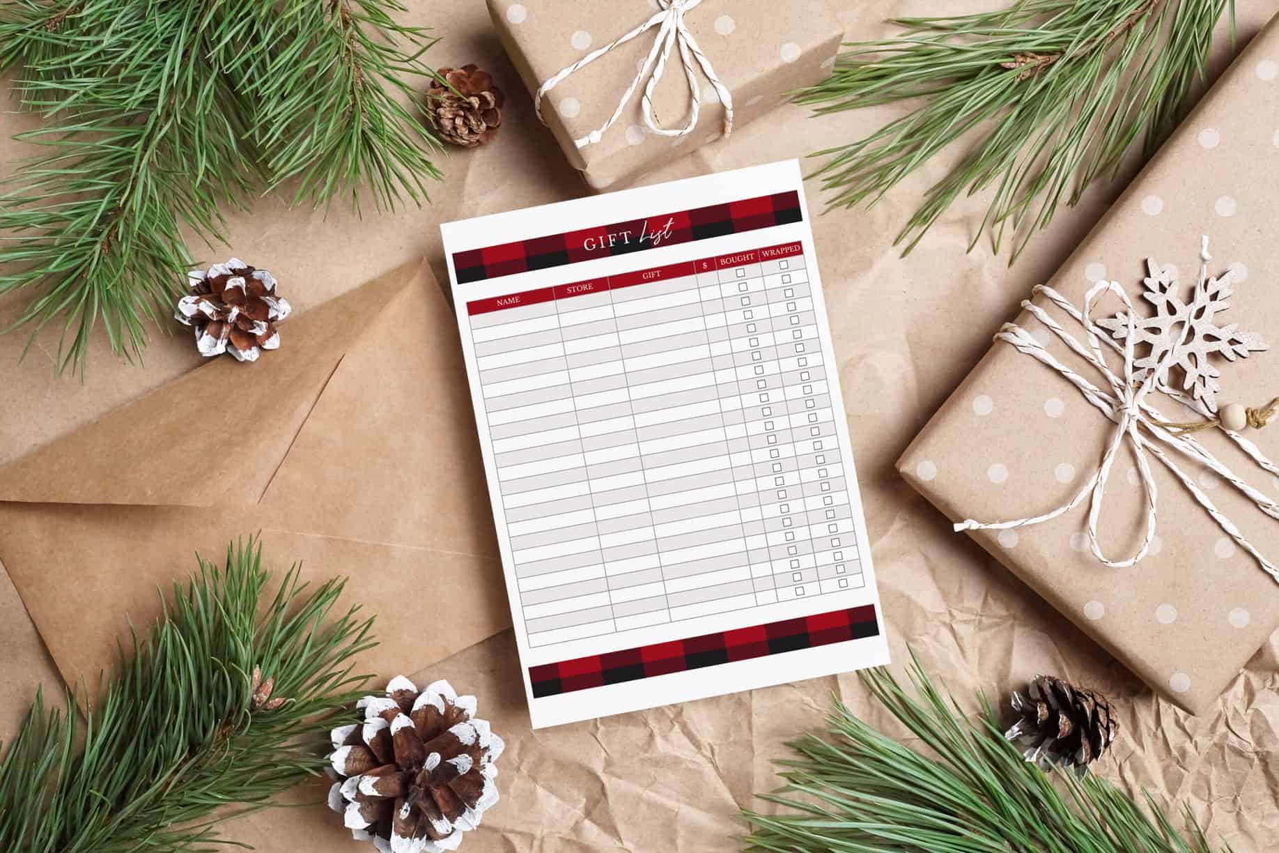 How to Create an Organized Christmas Gift List