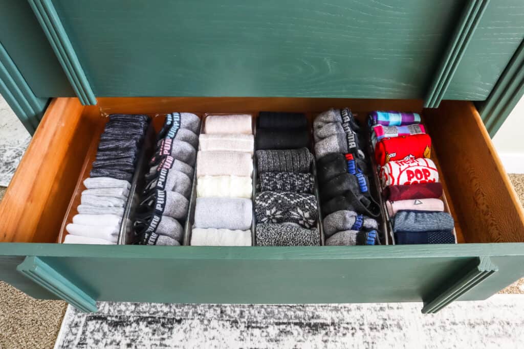 13 simple Sock Storage Ideas (get your socks organized today)