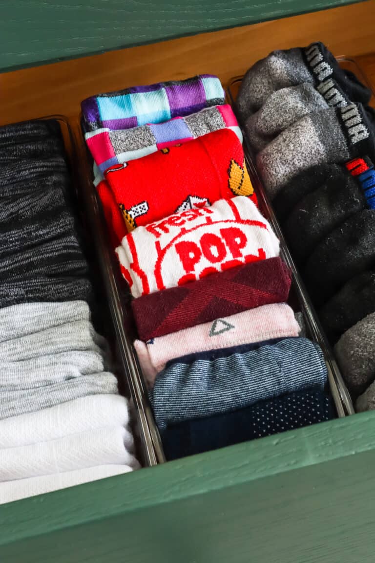 The Best Way to Organize Your Socks and How to Save Space - Practical ...