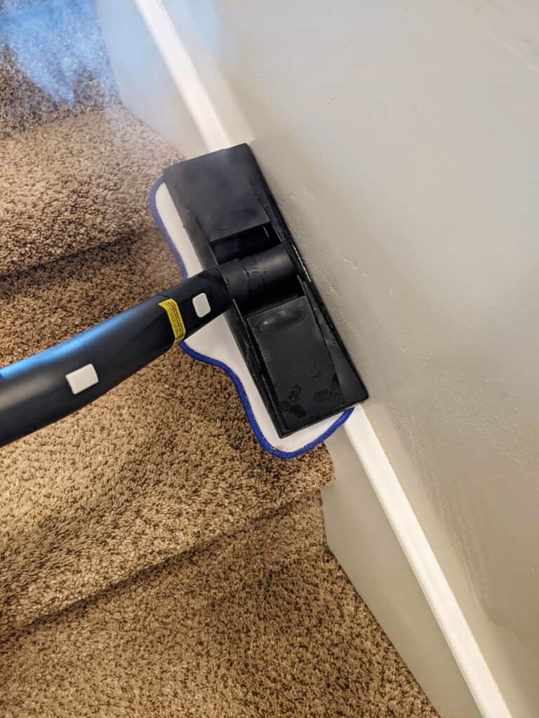 steam clean baseboards