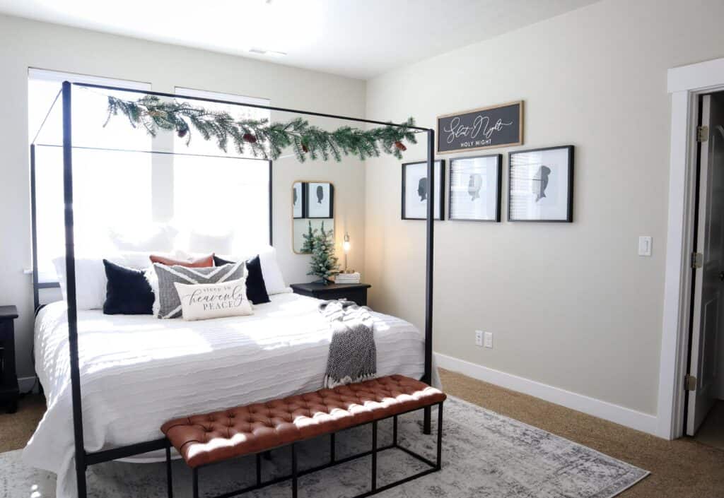 holiday guest bedroom prep
