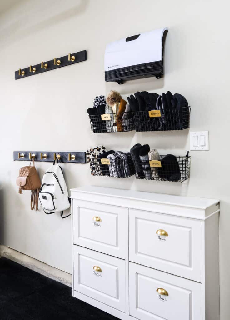 shoe organizer ideas for the garage 