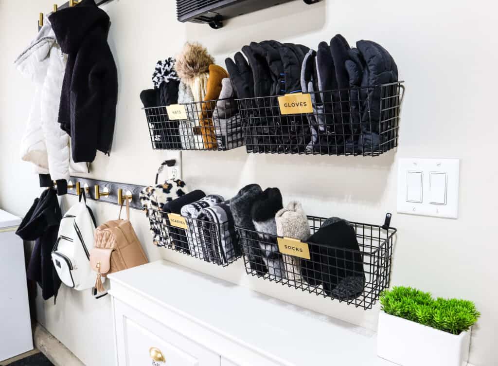 How to Store Your Hats and Gloves Hacks to Keep Them Organized This Winter Practical Perfection