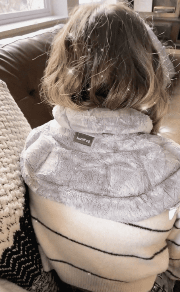 microwavable heating pad to stay warm in the winter