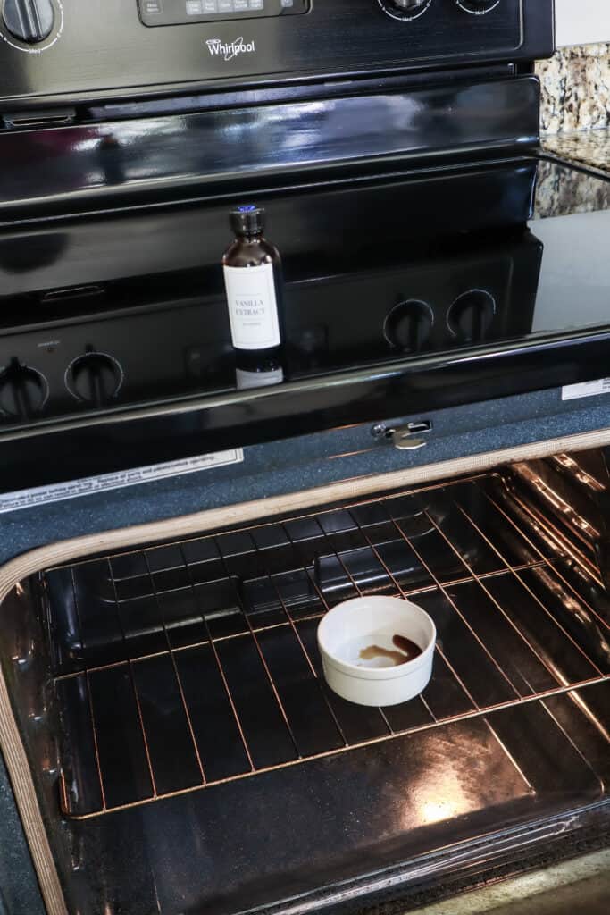 use vanilla extract in your oven for a comforting whole house smell