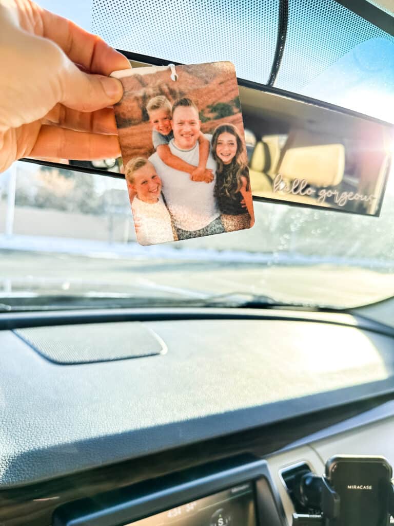 personalized photo air freshener decoration