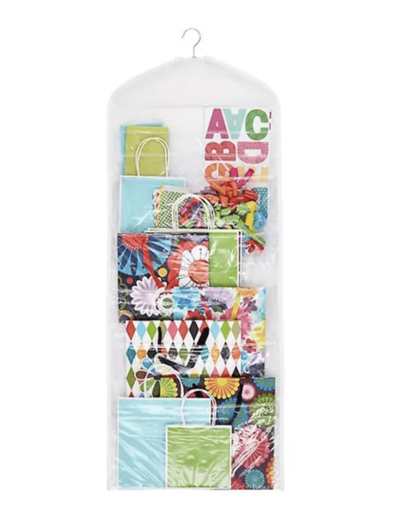 Over-the-Door Gift Bag Organizer