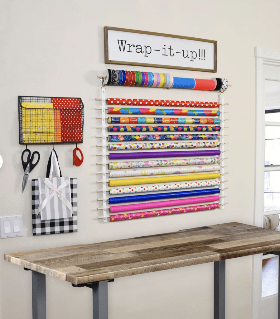 Get Your Wrapping Paper Out of the Way With These Easy Storage Ideas -  Practical Perfection