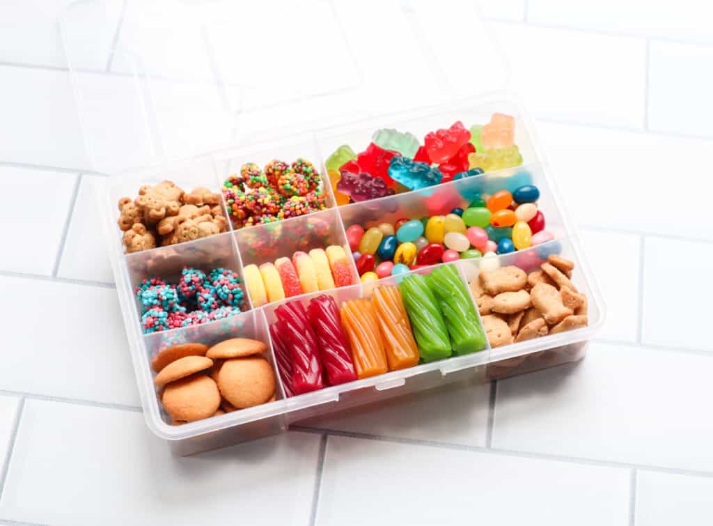 Travel Snack Box Personalized Kids Box Airplane Road Trip Travel  Entertainment Activities Storage Baby Toddler Adult Snack Container 