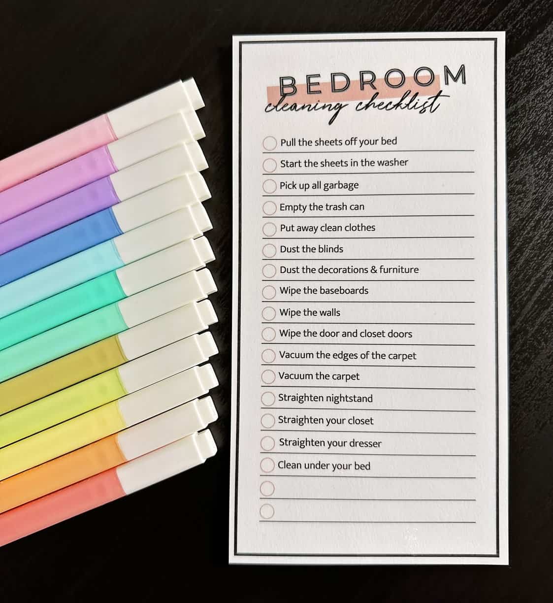 Teenager Bedroom Cleaning Checklist: The Ultimate Guide