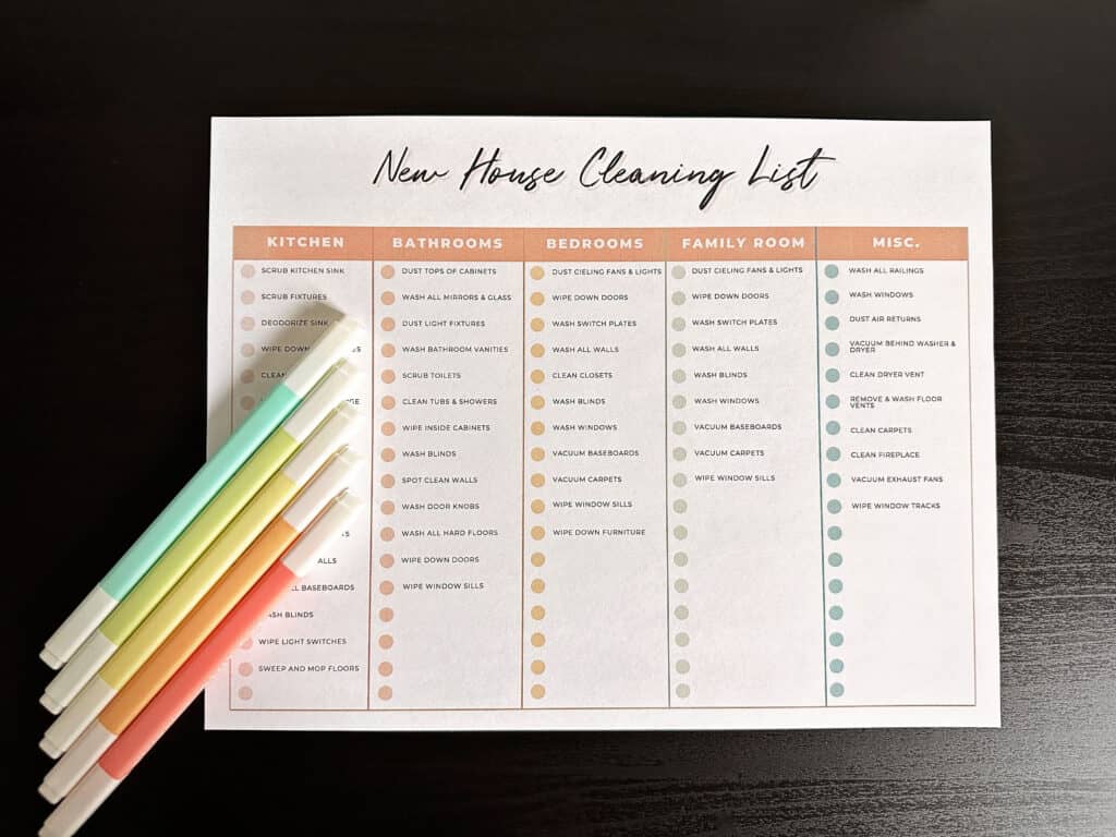 The Ultimate Home Cleaning Checklist to Kick Off the New Year