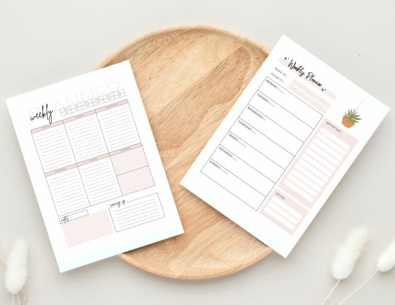 Conquer Your Week: Get The Most Out of Every Day With This Free Weekly Planner Template