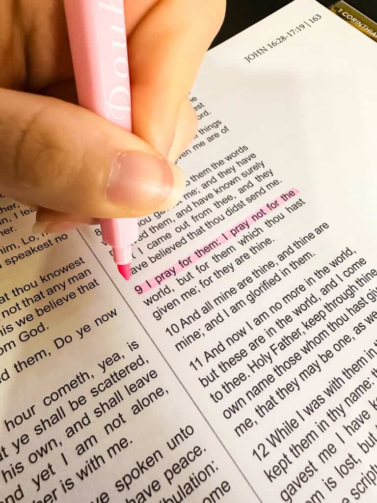 highlighters for bible study