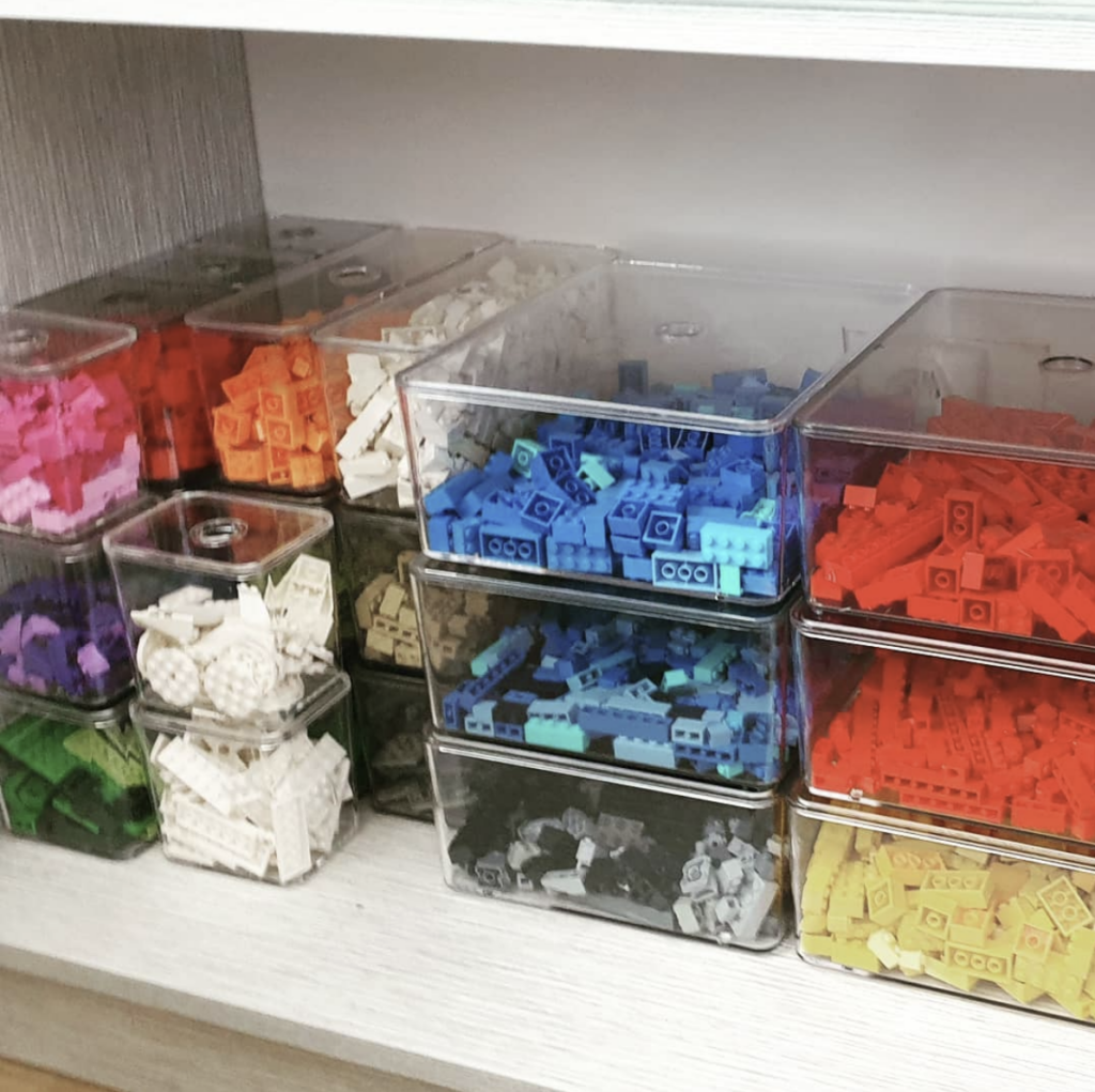 LEGO storage: How I sorted my son's LEGO so that he would tidy it up by  himself - Kids Rule Interiors