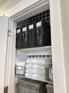 How To Organize Bed Sheets In Your Linen Closet Practical Perfection   Organize Bed Sheets 225x300 