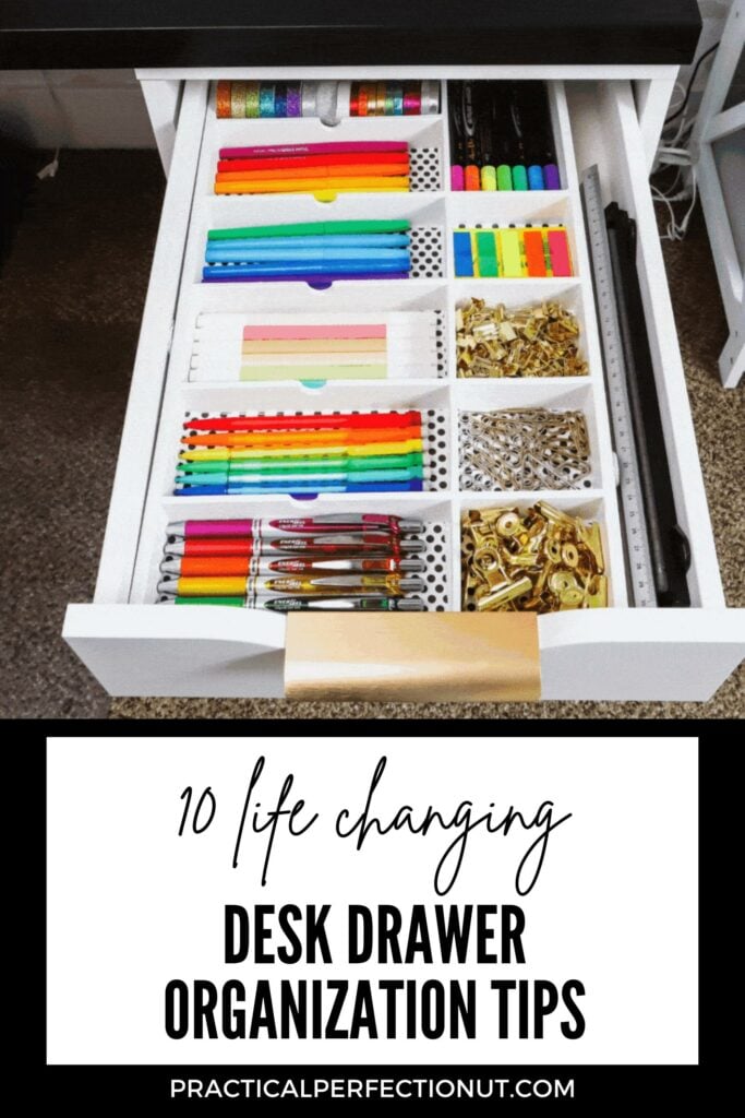 desk drawer organization tips