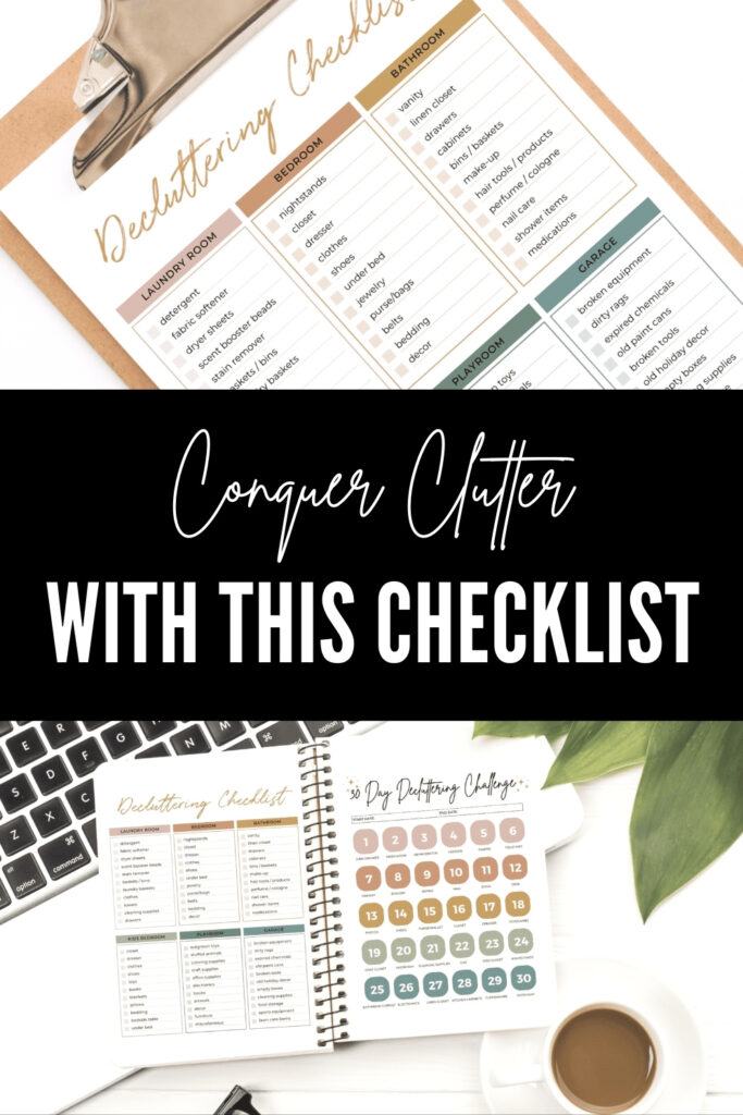 checklist to delutter your home