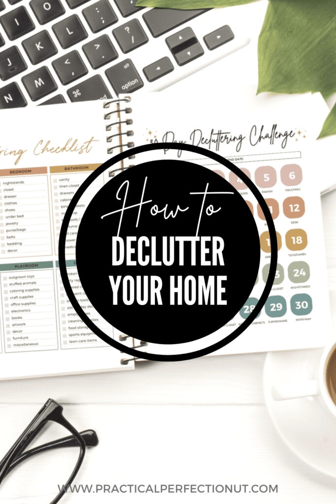 declutter your home checklist free printable