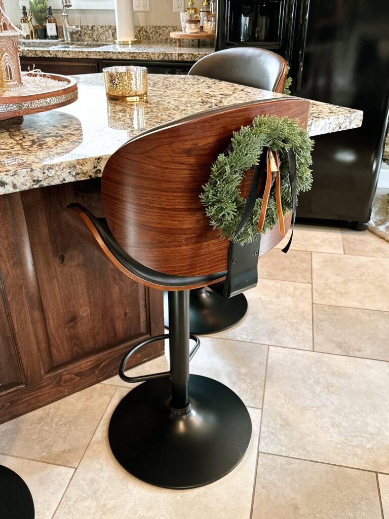 high quality wood barstool